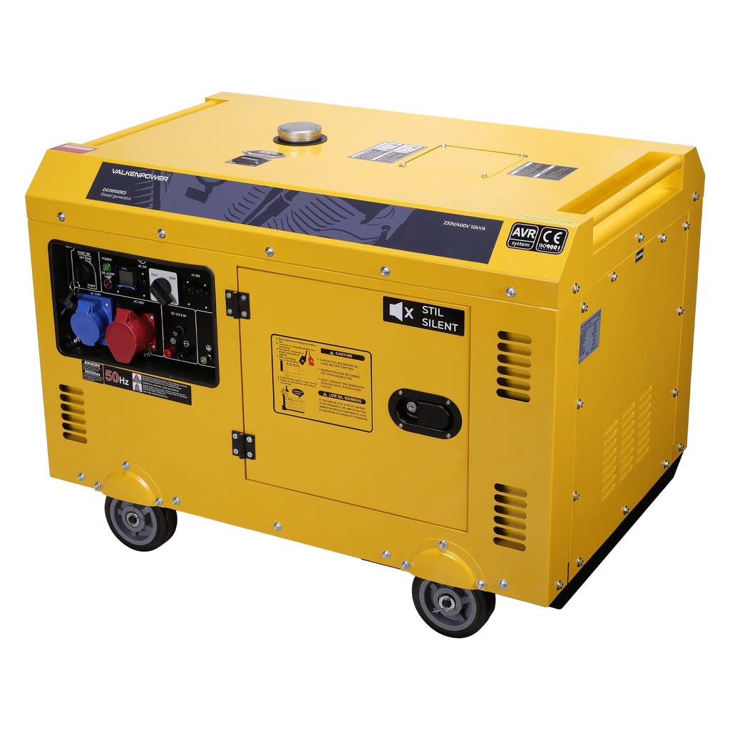 Diesel generator set silent type 230V-400V 10kVA